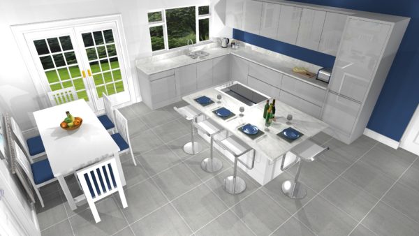 Kitchen portfolio design for Mr & Mrs M